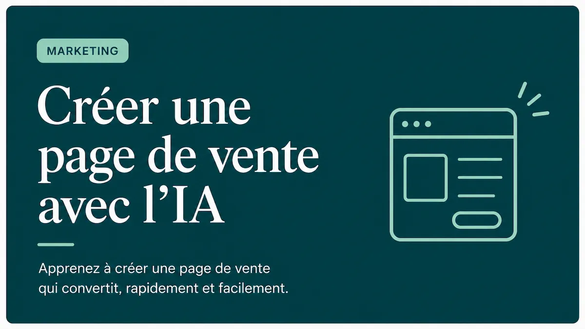 Bannière de l'atelier sur la page de vente
